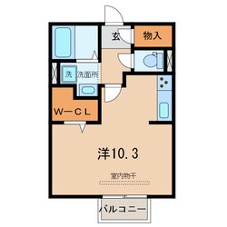 福地駅 徒歩6分 2階の物件間取画像